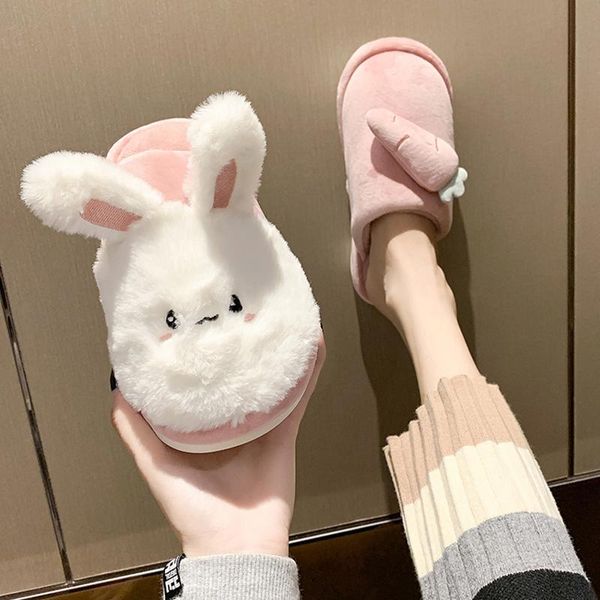 slippers 2021 cute cartoon carrot women winter warm plush house slides soft outdoor indoor non-slip faux fur cotton shoes, Black
slippers 2021 cute cartoon carrot women winter warm plush house slides soft outdoor indoor non-slip faux fur cotton shoes, Black