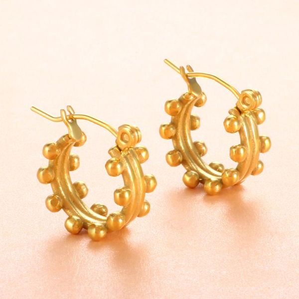 luxury gold plated small ball hoop earrings women cute for fashion jewelry gifts & huggie, Golden;silver
luxury gold plated small ball hoop earrings women cute for fashion jewelry gifts & huggie, Golden;silver