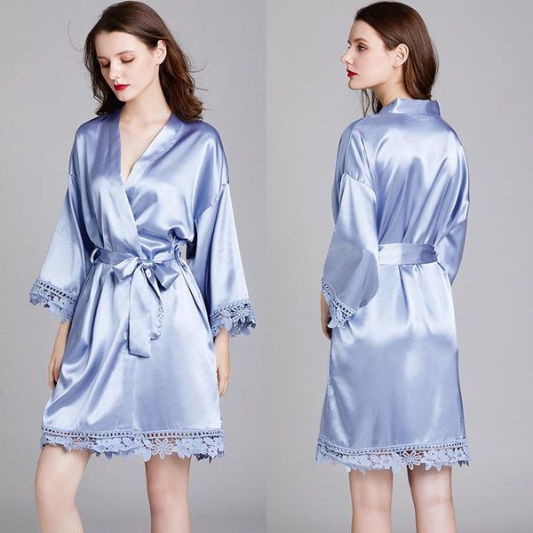 women's sleepwear v-neck white bride wedding robe satin long sleeve kimono gown lace patchwork elegant loose nightgown home clothes, Black;red
women's sleepwear v-neck white bride wedding robe satin long sleeve kimono gown lace patchwork elegant loose nightgown home clothes, Black;red
