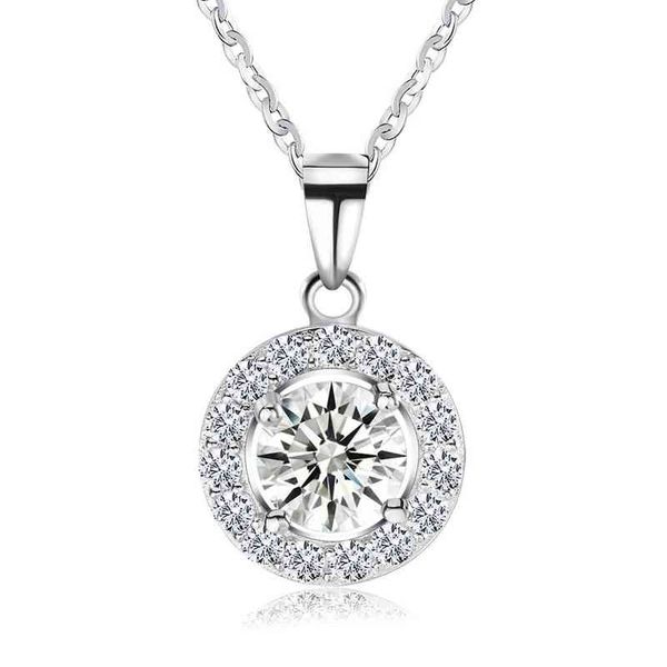 rinntin sn43 korean jewellery wholale 925 sterling sier rhodium plated paved cz diamond necklace, Silver
rinntin sn43 korean jewellery wholale 925 sterling sier rhodium plated paved cz diamond necklace, Silver