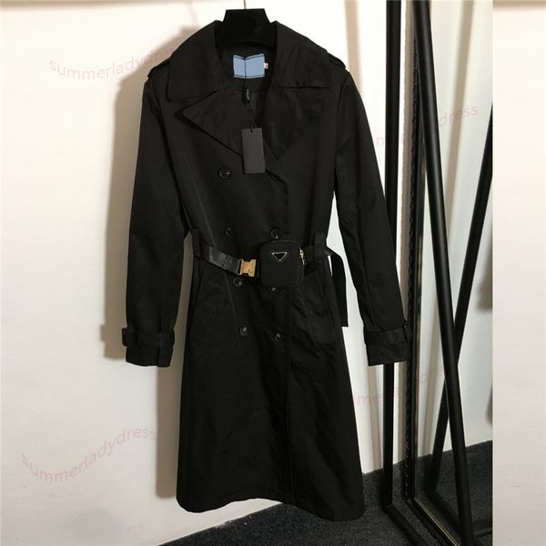 autumn thin trench coat black long coats with waist bag fashion slim fit windbreaker women elegant overcoat, Tan;black
autumn thin trench coat black long coats with waist bag fashion slim fit windbreaker women elegant overcoat, Tan;black