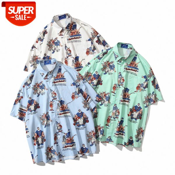 men's short-sleeved shirt design full of print students' small qinggang style jacket women #sx2f, White;black
men's short-sleeved shirt design full of print students' small qinggang style jacket women #sx2f, White;black