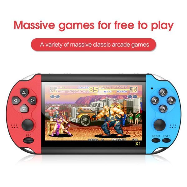 game controllers & joysticks x1 4.3-inch handheld console built-in 8g memory classic dual-shaking multilingual with 10,000 games
game controllers & joysticks x1 4.3-inch handheld console built-in 8g memory classic dual-shaking multilingual with 10,000 games