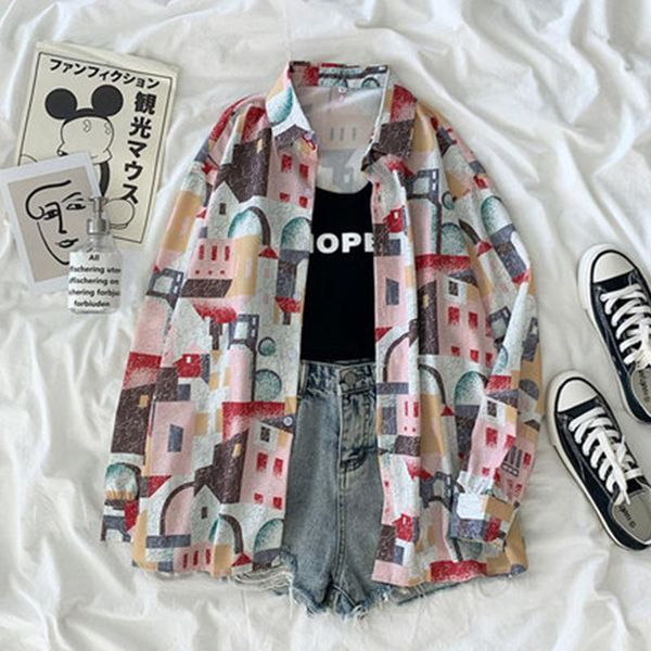 women's blouses & shirts women long sleeve ladies color loose harajuku vintage elegant female clothes oversized korean shirt outwear po, White
women's blouses & shirts women long sleeve ladies color loose harajuku vintage elegant female clothes oversized korean shirt outwear po, White