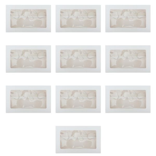 gift wrap 10pcs macarons cake boxes paper dessert storage containers with clear window
gift wrap 10pcs macarons cake boxes paper dessert storage containers with clear window