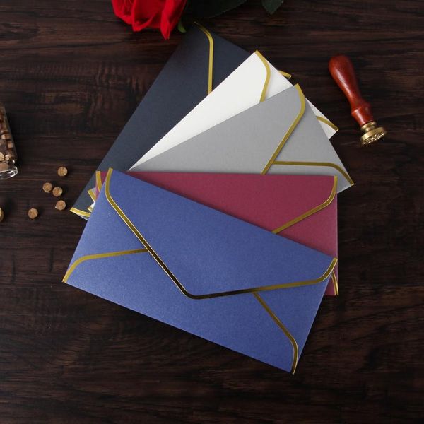 greeting cards 30pcs 22x11cm gold stamping 250g pearl paper business envelope wedding party invitation
greeting cards 30pcs 22x11cm gold stamping 250g pearl paper business envelope wedding party invitation