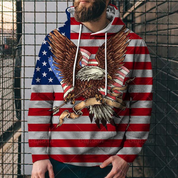 spring and autumn leisure fashion new popular american flag eagle 3d printed men's sweater trend pullover hoodiepgbm, Black
spring and autumn leisure fashion new popular american flag eagle 3d printed men's sweater trend pullover hoodiepgbm, Black