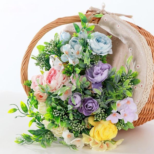 decorative flowers & wreaths macaron rose simulation flower plant hydrangea hand bouquet wedding decoration home fake
decorative flowers & wreaths macaron rose simulation flower plant hydrangea hand bouquet wedding decoration home fake