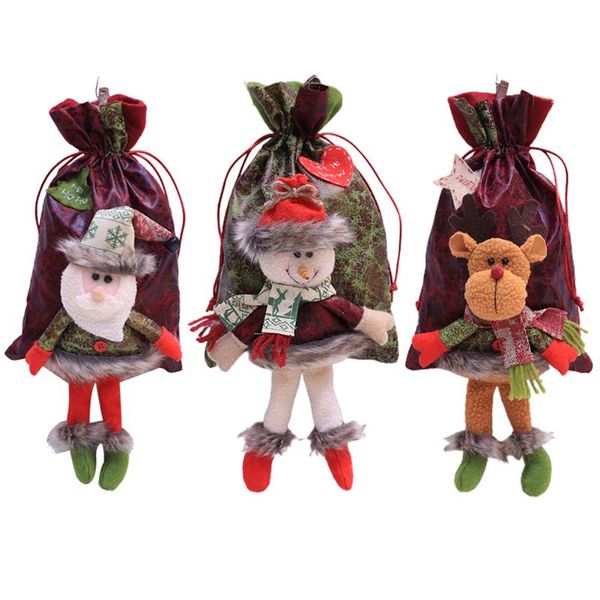 christmas decorations large felt santa candy bag children gift stocking drawstring pocket for party xmas year
christmas decorations large felt santa candy bag children gift stocking drawstring pocket for party xmas year