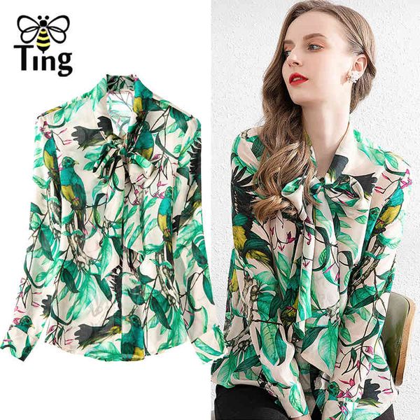 aesthetic runway spring bowknow green floral blouse vintage summer chiffon button up elegant lady office blusas shirt za 210513, White
aesthetic runway spring bowknow green floral blouse vintage summer chiffon button up elegant lady office blusas shirt za 210513, White
