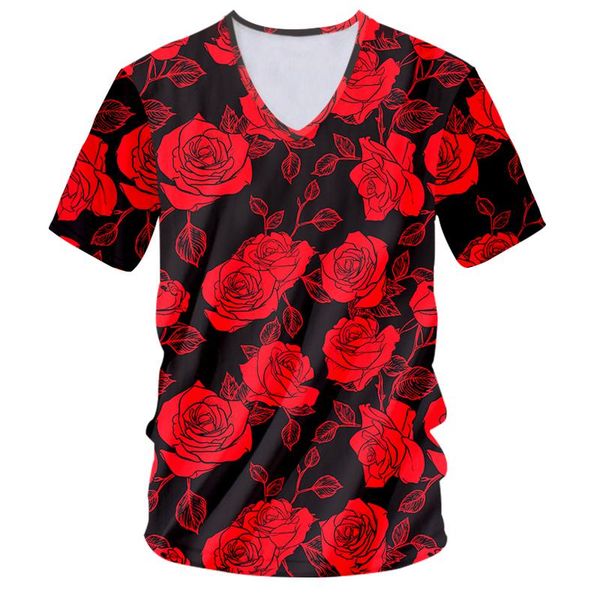 men's t-shirts ifpd interesting red style v-neck t shirt 3d flower leaf print harajuku casual novelty t-shirt loose wholesale 5xl, White;black
men's t-shirts ifpd interesting red style v-neck t shirt 3d flower leaf print harajuku casual novelty t-shirt loose wholesale 5xl, White;black