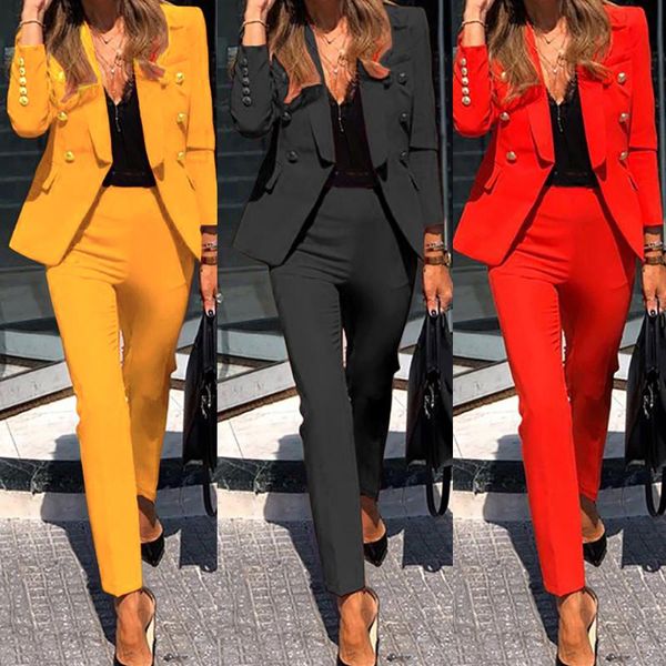 women's two piece pants women suits set office ladies formal occasion suit business party buckle blazer+pants two-piece elegant workpla, White
women's two piece pants women suits set office ladies formal occasion suit business party buckle blazer+pants two-piece elegant workpla, White