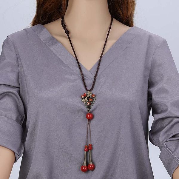 necklace bohemia art fashion long sweater folk style accessories for women chain women`s ceramic jewelry pendant necklaces, Silver
necklace bohemia art fashion long sweater folk style accessories for women chain women`s ceramic jewelry pendant necklaces, Silver