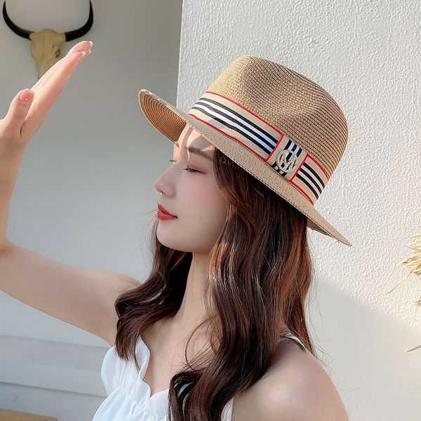 women's summer sunshade straw hat m standard rhinestone british fashion jazz outdoor sunscreen versatile beach hat, Blue;gray
women's summer sunshade straw hat m standard rhinestone british fashion jazz outdoor sunscreen versatile beach hat, Blue;gray
