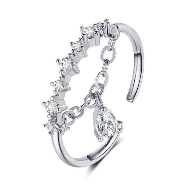 water drop zircon pendant opening rings row rhinestone joint knuckle ring women lady fashion finger jewelry accessories wholesale, Golden;silver
water drop zircon pendant opening rings row rhinestone joint knuckle ring women lady fashion finger jewelry accessories wholesale, Golden;silver