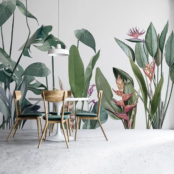 wallpapers custom po wallpaper modern nordic style 3d tropical plant green leaf flowers and birds murals living room bedroom wall papers
wallpapers custom po wallpaper modern nordic style 3d tropical plant green leaf flowers and birds murals living room bedroom wall papers