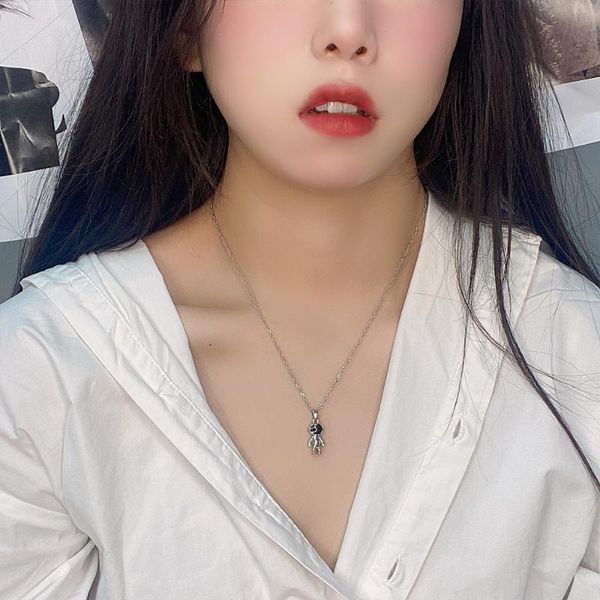 chains punk style korean version of ins jewelry retro robot astronaut necklace personality trend clavicle chain wholesale, Silver
chains punk style korean version of ins jewelry retro robot astronaut necklace personality trend clavicle chain wholesale, Silver