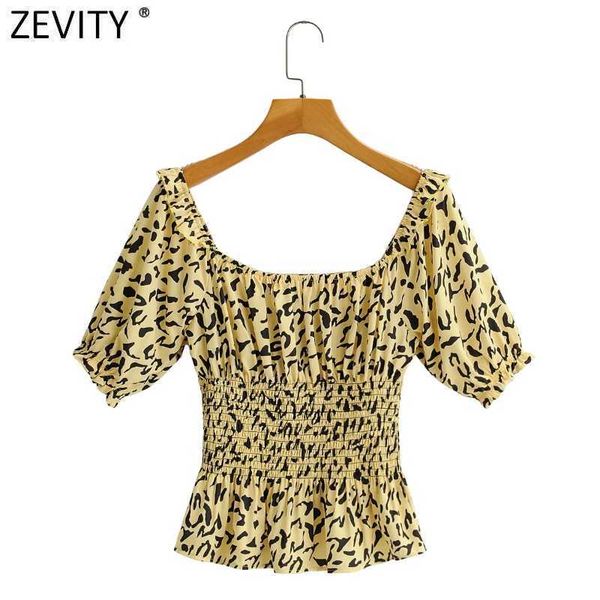 zevity women vintage square collar leopard print elastic smock blouse female puff sleeve slim shirt chic blusas ls7646 210603, White
zevity women vintage square collar leopard print elastic smock blouse female puff sleeve slim shirt chic blusas ls7646 210603, White