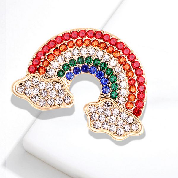 bling bling rainbow brooch women girl crystal rainbow brooch suit lapel pin fashion jewelry accessories for gift party, Gray
bling bling rainbow brooch women girl crystal rainbow brooch suit lapel pin fashion jewelry accessories for gift party, Gray