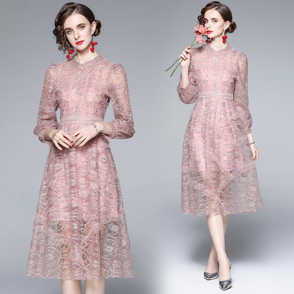 casual dresses simgent luxury dress lace embroidery lantern sleeve a line midi long vintage vestidos robe femme sg18281, Black;gray
casual dresses simgent luxury dress lace embroidery lantern sleeve a line midi long vintage vestidos robe femme sg18281, Black;gray