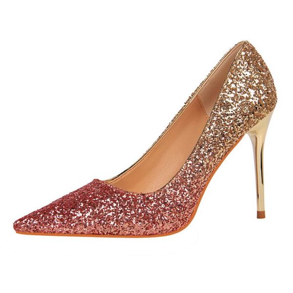 dress shoes fashion pumps woman high heels pointed toe party wedding sequins cloth thin clothing a0122, Black
dress shoes fashion pumps woman high heels pointed toe party wedding sequins cloth thin clothing a0122, Black