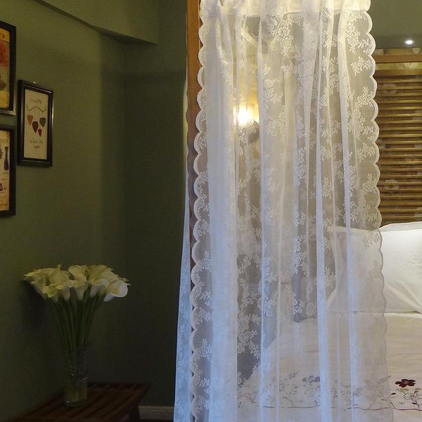 white lace curtain for bedroom living room sliding door floral sheer window treatment voile wedding decor & drapes
white lace curtain for bedroom living room sliding door floral sheer window treatment voile wedding decor & drapes