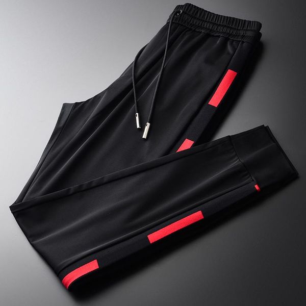 men's pants lyocell luxury side ribbon contrast color man plus size 4xl elastic waist casual sport slim mens, Black
men's pants lyocell luxury side ribbon contrast color man plus size 4xl elastic waist casual sport slim mens, Black