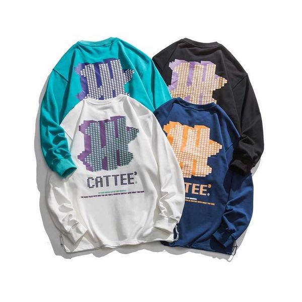 Yeooti Street hip hop printed sweater men's spring autumn 2021 new BF style loose and thin cotton top, White
Yeooti Street hip hop printed sweater men's spring autumn 2021 new BF style loose and thin cotton top, White