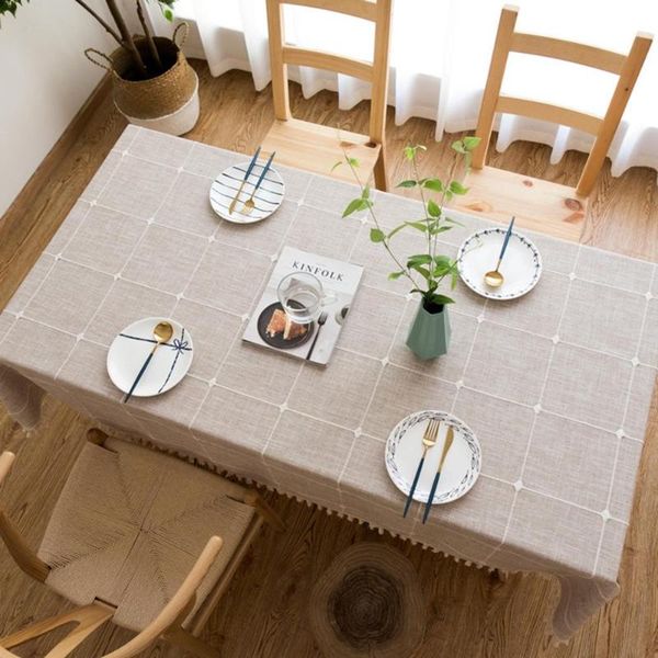 square checked embroidered tablecloth plain cotton linen tassel rectangular table embroidered, mats & pads
square checked embroidered tablecloth plain cotton linen tassel rectangular table embroidered, mats & pads
