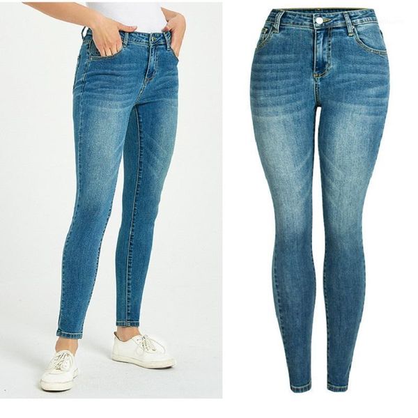 arrival summer style female fashion solid skinny high waist night club denim pencil pants women's jeans, Blue
arrival summer style female fashion solid skinny high waist night club denim pencil pants women's jeans, Blue