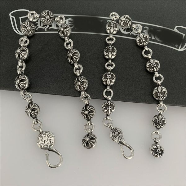 ch ki luo xin tai silver retro cross anchor bracelet punk hi-hop trend personality simple couples bracelets, Golden;silver
ch ki luo xin tai silver retro cross anchor bracelet punk hi-hop trend personality simple couples bracelets, Golden;silver