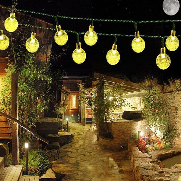 solar lamps waterproof led crystal ball lamp power sphere string fairy garland gardening christmas decor for home outdoor light
solar lamps waterproof led crystal ball lamp power sphere string fairy garland gardening christmas decor for home outdoor light