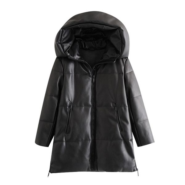 bbwm women winter fashion thick warm faux leather parkas vintage hooded long sleeve padded jacket female chic overcoat 211108, Black
bbwm women winter fashion thick warm faux leather parkas vintage hooded long sleeve padded jacket female chic overcoat 211108, Black