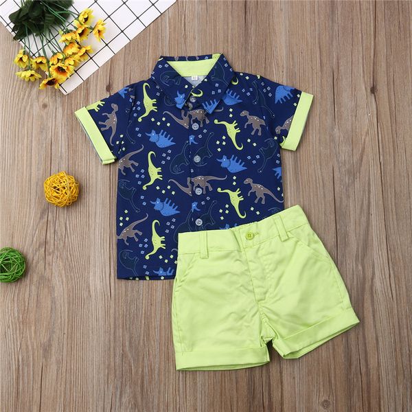 1-5 years baby boys clothes set dinosaur print blue shirt boys set fluorescent green shorts boys outfits children clothing set, White;black
1-5 years baby boys clothes set dinosaur print blue shirt boys set fluorescent green shorts boys outfits children clothing set, White;black