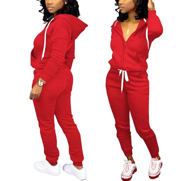 women's two piece pants women tracksuit set hooded drawstring jacket coat and long sportsuit matching suit for, White
women's two piece pants women tracksuit set hooded drawstring jacket coat and long sportsuit matching suit for, White