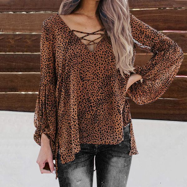 casual 2020 shirts women v-neck full lantern sleeve leopard print and blouses fashion womens blouse with lace plus size, White
casual 2020 shirts women v-neck full lantern sleeve leopard print and blouses fashion womens blouse with lace plus size, White