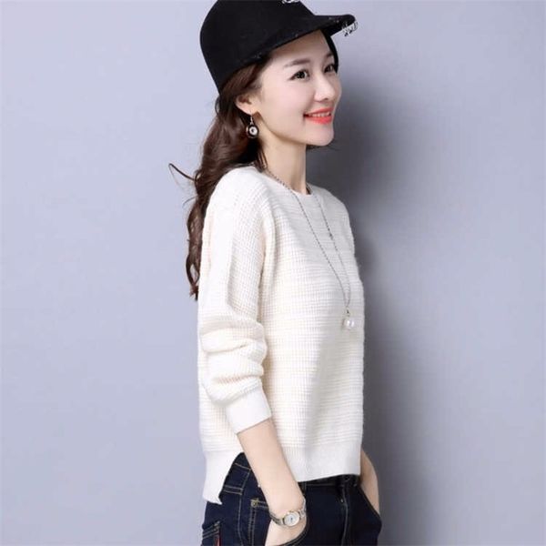 autumn and winter clothing fashion knitted bottoming shirt women long-sleeved wild slim short paragraph solid sweater 210427, White;black
autumn and winter clothing fashion knitted bottoming shirt women long-sleeved wild slim short paragraph solid sweater 210427, White;black
