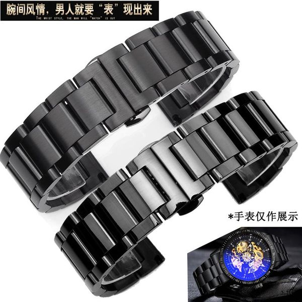 watch bands stainless steel 3 bead band with tool 22mm 24mm 26mm men's watchband black apply to watche -7257-7303-4318-7256., Black;brown
watch bands stainless steel 3 bead band with tool 22mm 24mm 26mm men's watchband black apply to watche -7257-7303-4318-7256., Black;brown