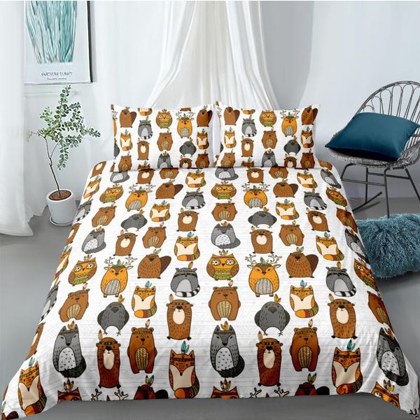 bedding sets cartoon animal duvet cover set comforter 3d 3pcs quilt single double king size home textile
bedding sets cartoon animal duvet cover set comforter 3d 3pcs quilt single double king size home textile