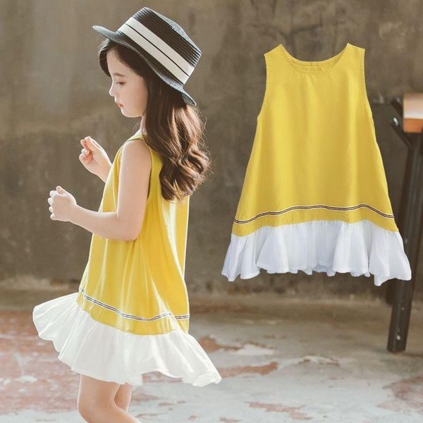 girls dresses summer 2021 child vest dress children's clothing party princess baby clothes 2 to 9 years girl's, Red;yellow
girls dresses summer 2021 child vest dress children's clothing party princess baby clothes 2 to 9 years girl's, Red;yellow