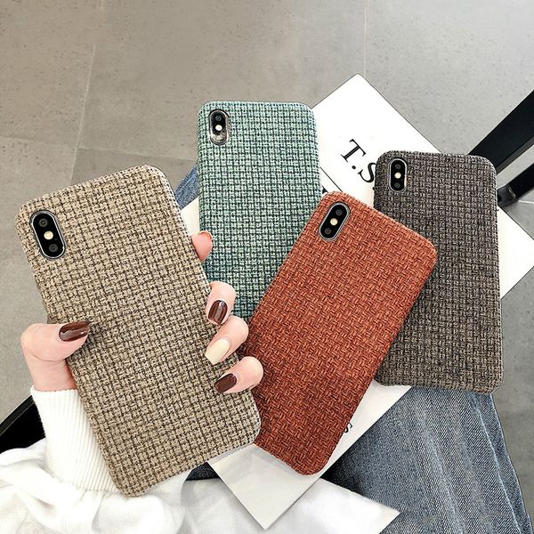 simple warm plaid cloth fabric phone case for 11 pro max x xs xr 7 8 plus back cover capa fundas
simple warm plaid cloth fabric phone case for 11 pro max x xs xr 7 8 plus back cover capa fundas