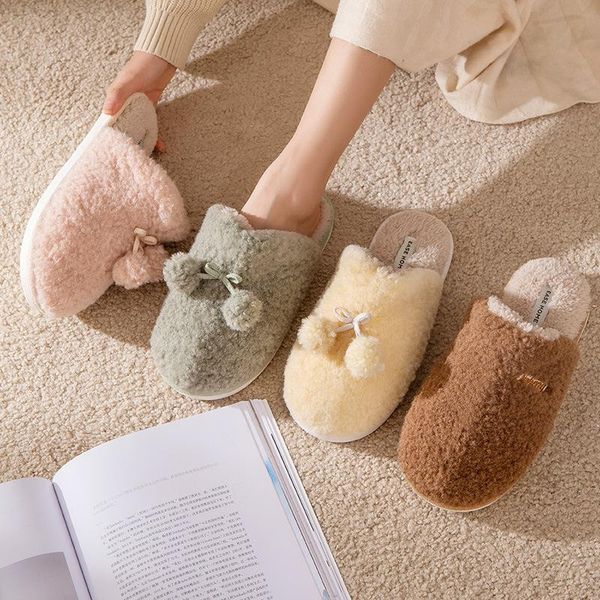 cotton slippers women indoor home couple men's non-slip autumn and winter women's warm plush slipper, Black
cotton slippers women indoor home couple men's non-slip autumn and winter women's warm plush slipper, Black