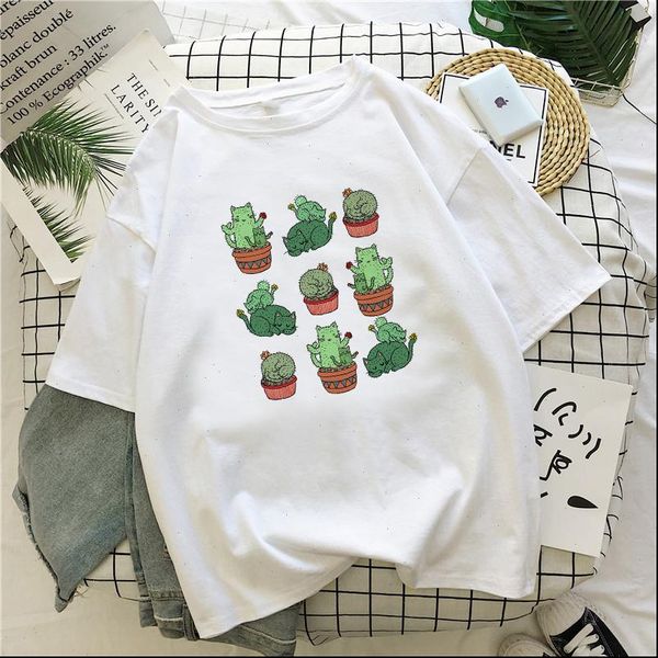 fun cactus womens cat art print o neck t shirt female summer harajuku chic oversize loose head casual women, White
fun cactus womens cat art print o neck t shirt female summer harajuku chic oversize loose head casual women, White