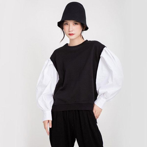 women's hoodies & sweatshirts 2021 cool women o-neck long sleeve loose harajuku pullover and high street, Black
women's hoodies & sweatshirts 2021 cool women o-neck long sleeve loose harajuku pullover and high street, Black