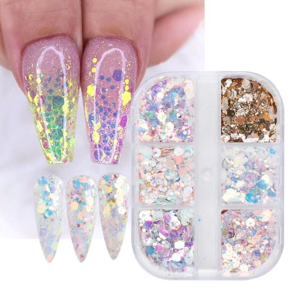 nail glitter sparkly hexagon flakes sequins mermaid holographic spangles gel polish slice manicure accessories la1909-05, Silver;gold
nail glitter sparkly hexagon flakes sequins mermaid holographic spangles gel polish slice manicure accessories la1909-05, Silver;gold