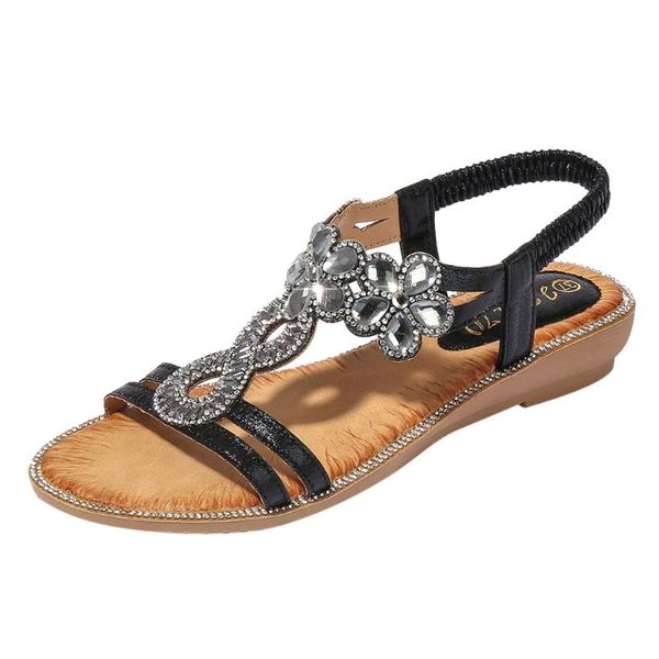 vogue women sandals nice summer bohemia bling flower crystal flat beach ladies shoes fashion jly8, Black
vogue women sandals nice summer bohemia bling flower crystal flat beach ladies shoes fashion jly8, Black