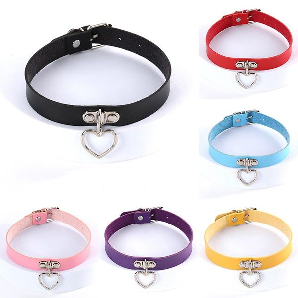 chokers punk gothic pu leather heart collar choker necklaces for women streetwear goth aesthetic jewelry m33, Golden;silver
chokers punk gothic pu leather heart collar choker necklaces for women streetwear goth aesthetic jewelry m33, Golden;silver