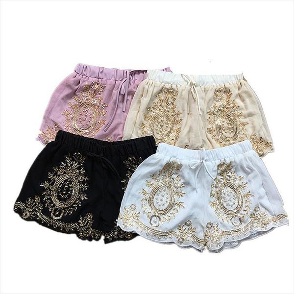 sidaimi summer chiffon floral women short beading wide leg sequined bling vocation capris female, White;black
sidaimi summer chiffon floral women short beading wide leg sequined bling vocation capris female, White;black