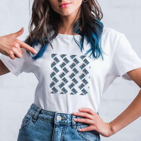 funny matrices printed tape womens t shirt cool gorgeous oversize short sleeve summer versatile o neck women, White
funny matrices printed tape womens t shirt cool gorgeous oversize short sleeve summer versatile o neck women, White