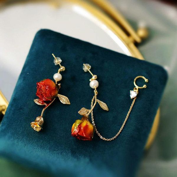 dangle & chandelier sinzry personality original jewelry handmade asymmetric dried flower pearl vintage otica earrings for women, Silver
dangle & chandelier sinzry personality original jewelry handmade asymmetric dried flower pearl vintage otica earrings for women, Silver